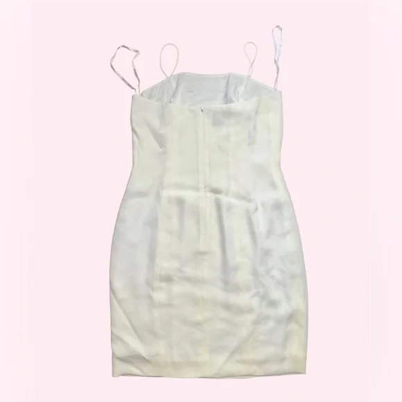 Vtg 80s NiteLine White Dress & Blazer 2 Pc Set Candyland Jewels Colorful Sz 8